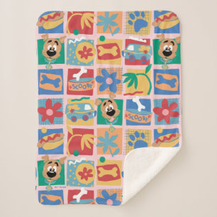 Scooby-Doo Fun Baby Pattern Sherpa Blanket