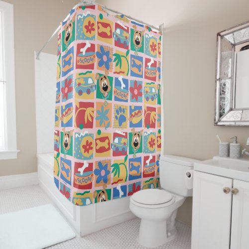 Scooby_Doo  Fun Baby Pattern Shower Curtain