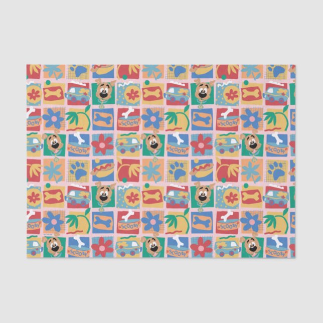 Scooby-Doo | Fun Baby Pattern Tissue Paper (Front)