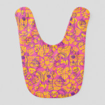 Scooby-Doo | Funky Flower Pattern Baby Bib
