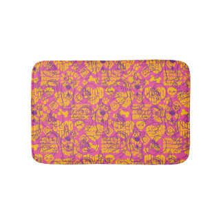 Scooby-Doo | Funky Flower Pattern Bath Mat