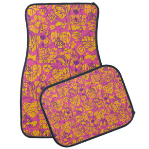 Scooby-Doo   Funky Flower Pattern Car Floor Mat