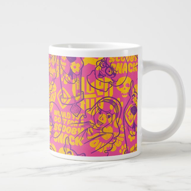 Scooby-Doo | Funky Flower Pattern Giant Coffee Mug (Right)