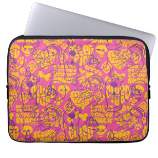 Scooby-Doo | Funky Flower Pattern Laptop Sleeve
