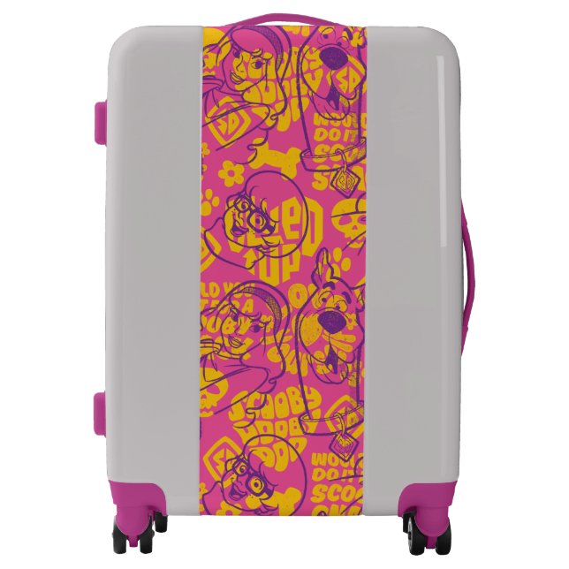 Scooby-Doo | Funky Flower Pattern Luggage (Front)