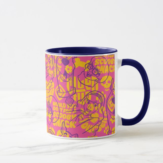 Scooby-Doo | Funky Flower Pattern Mug (Right)