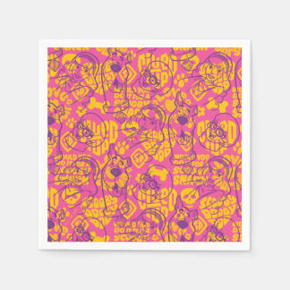 Scooby-Doo | Funky Flower Pattern Napkins