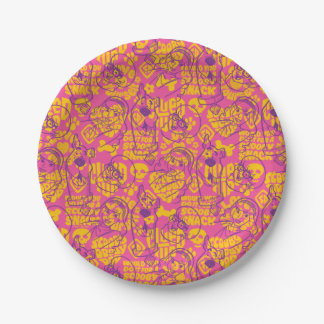 Scooby-Doo | Funky Flower Pattern Paper Plates