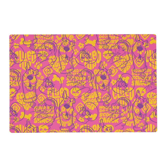 Scooby-Doo | Funky Flower Pattern Placemat (Front)