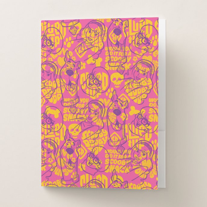 Scooby-Doo | Funky Flower Pattern Pocket Folder