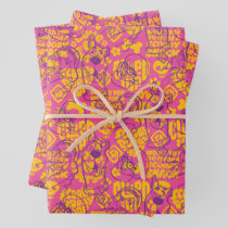 Scooby-Doo | Funky Flower Pattern Wrapping Paper Sheets