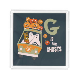 Scooby-Doo G is for Ghosts Acrylic Tray