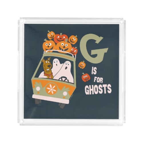 Scooby_Doo  G is for Ghosts Acrylic Tray