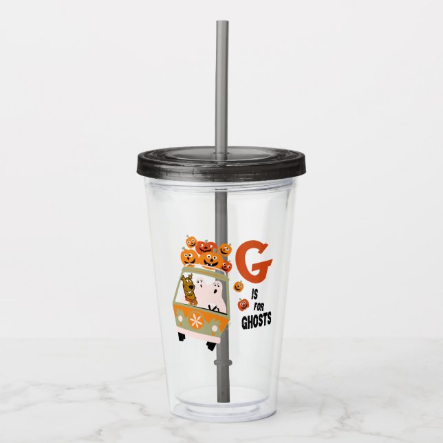 Scooby-Doo | G is for Ghosts Acrylic Tumbler (Front)