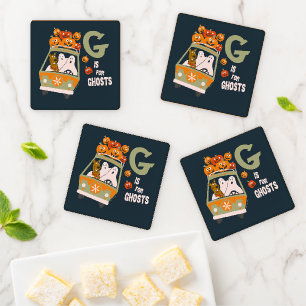 Scooby-Doo G is for Ghosts Coaster Set
