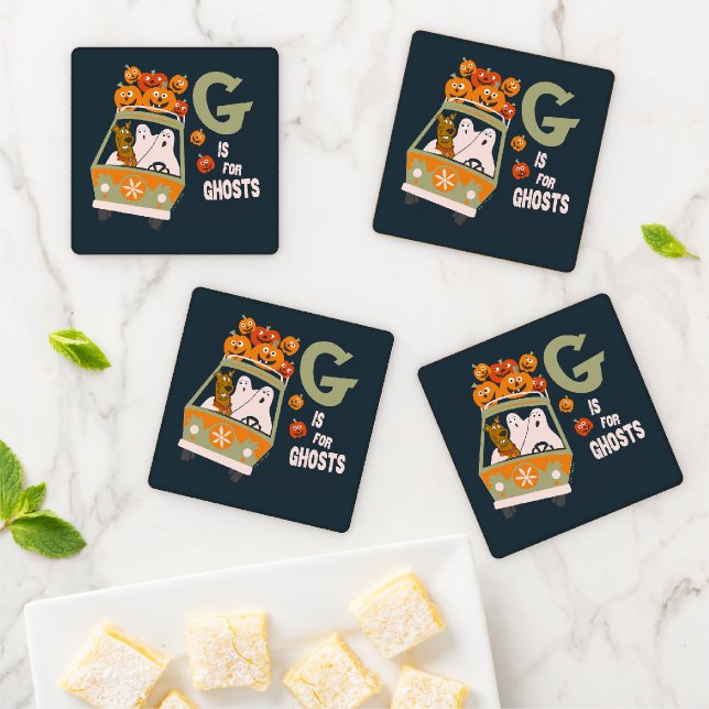 Scooby-Doo | G is for Ghosts Coaster Set (In Situ)
