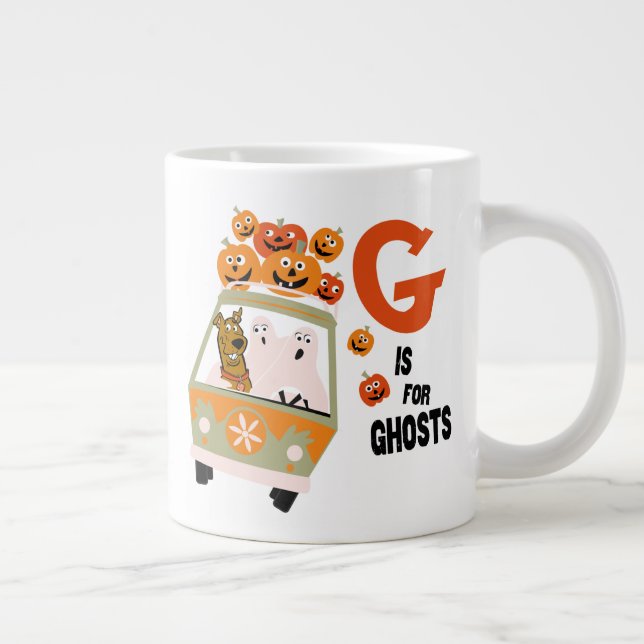 Scooby-Doo | G is for Ghosts Giant Coffee Mug (Right)