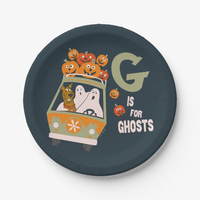 Scooby-Doo | G is for Ghosts Paper Plates (Front)