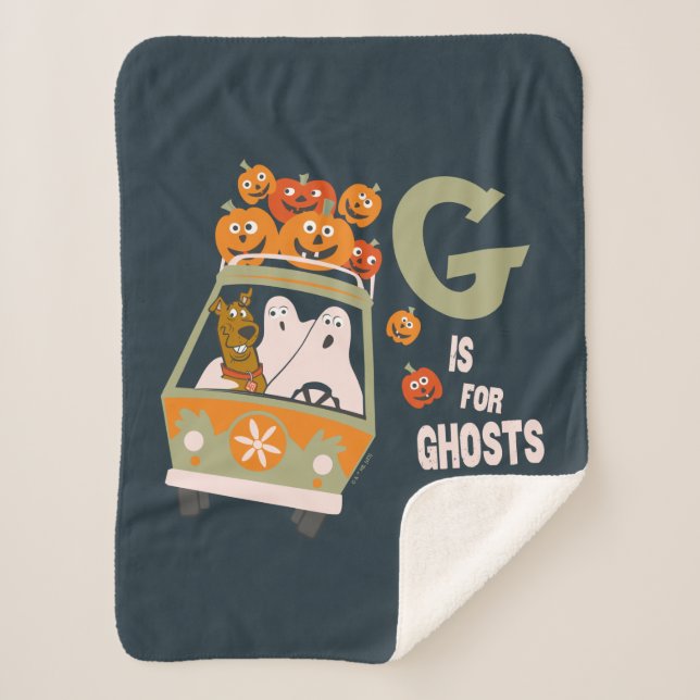 Scooby-Doo | G is for Ghosts Sherpa Blanket (Front)