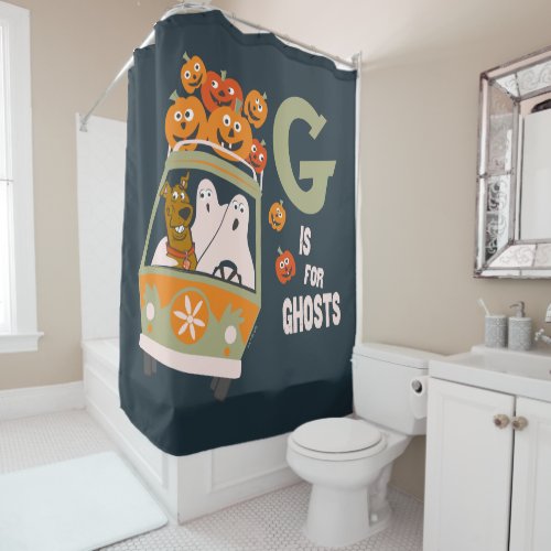 Scooby_Doo  G is for Ghosts Shower Curtain