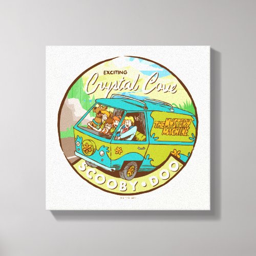 Scooby_Doo  Gang Driving Through Crystal Cove Canvas Print