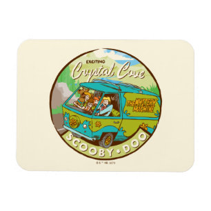 Scooby-Doo Gang Driving Through "Crystal Cove" Magnet