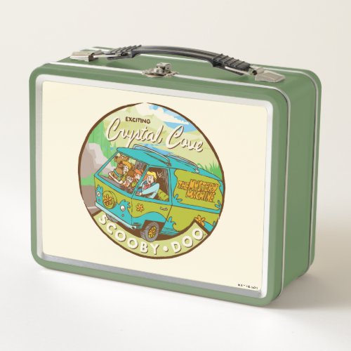 Scooby_Doo  Gang Driving Through Crystal Cove Metal Lunch Box