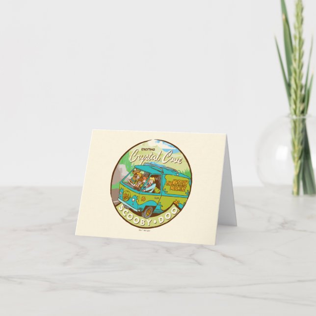 Scooby-Doo | Gang Driving Through "Crystal Cove" Note Card (Front)