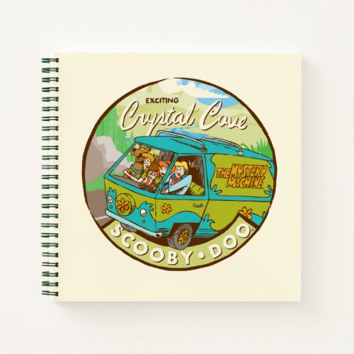 Scooby_Doo  Gang Driving Through Crystal Cove Notebook