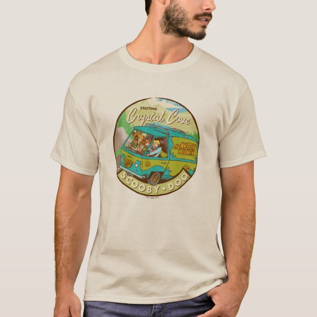Scooby-Doo | Gang Driving Through "Crystal Cove" T-Shirt (Front)