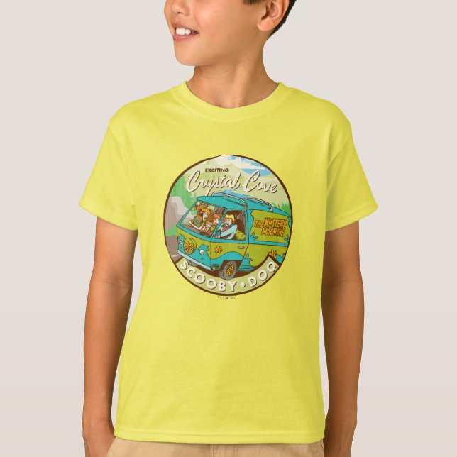 Scooby-Doo | Gang Driving Through "Crystal Cove" T-Shirt (Front)