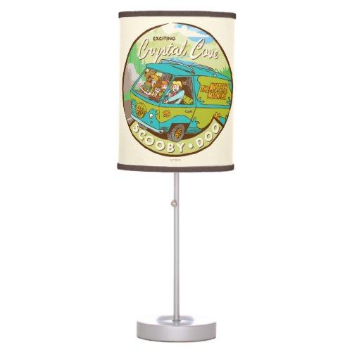 Scooby_Doo  Gang Driving Through Crystal Cove Table Lamp