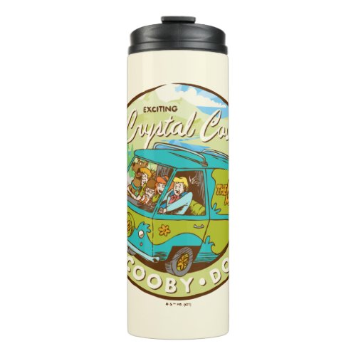 Scooby_Doo  Gang Driving Through Crystal Cove Thermal Tumbler