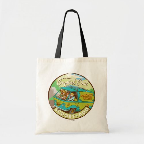 Scooby_Doo  Gang Driving Through Crystal Cove Tote Bag