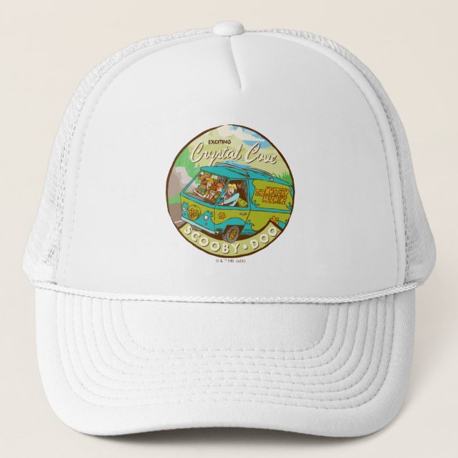 Scooby-Doo | Gang Driving Through "Crystal Cove" Trucker Hat (Front)