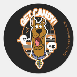 Scooby-Doo | Get Candy! Classic Round Sticker