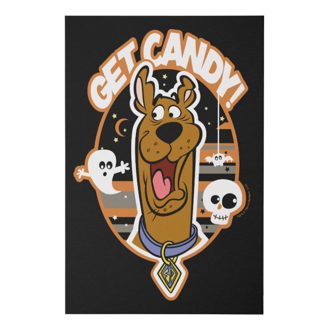 Scooby-Doo | Get Candy! Faux Canvas Print (Front)