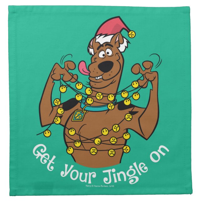 Scooby-Doo "Get Your Jingle On" Cloth Napkin (Front)