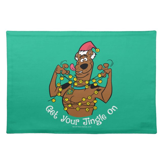 Scooby-Doo "Get Your Jingle On" Cloth Placemat (Front)