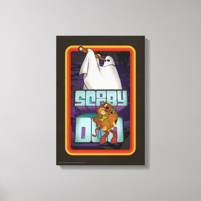 Scooby-Doo | Ghost Looking for Shaggy & Scooby Canvas Print (Front)