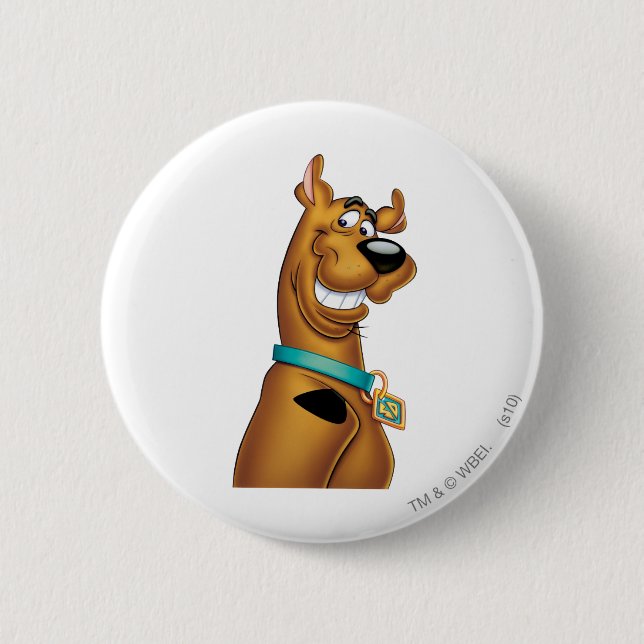 Scooby-Doo Grin Pinback Button (Front)