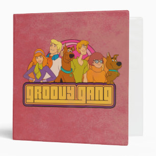 Scooby-Doo "Groovy Gang" Retro Cartoon Graphic Binder