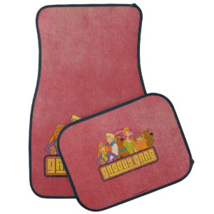 Scooby-Doo   "Groovy Gang" Retro Cartoon Graphic Car Mat
