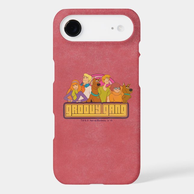 Scooby-Doo | "Groovy Gang" Retro Cartoon Graphic Case-Mate iPhone Case (Back)