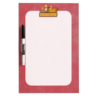 Scooby-Doo "Groovy Gang" Retro Cartoon Graphic Dry Erase Board