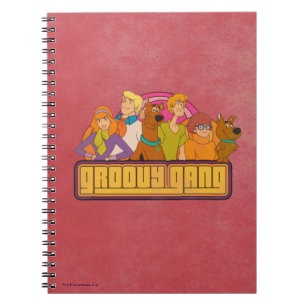 Scooby-Doo "Groovy Gang" Retro Cartoon Graphic Notebook