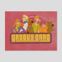 Scooby-Doo | "Groovy Gang" Retro Cartoon Graphic Postcard