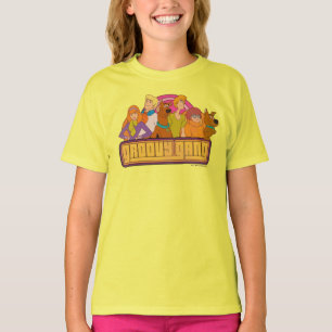 Scooby-Doo "Groovy Gang" Retro Cartoon Graphic T-Shirt