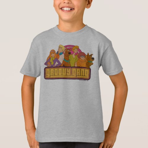 Scooby_Doo  Groovy Gang Retro Cartoon Graphic T_Shirt