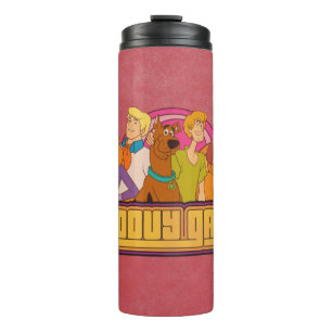 Scooby-Doo "Groovy Gang" Retro Cartoon Graphic Thermal Tumbler